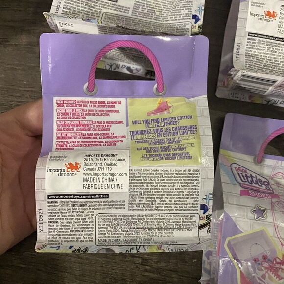 Shopkins REAL LITTLES SHOES LOT OF 6 BRAND NEW & SEALED - Picture 3 of 5